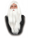 Peluca y barba de mago