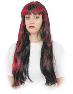Peluca cleopatra larga bicolor