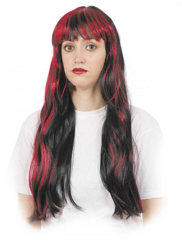 Peluca cleopatra larga bicolor
