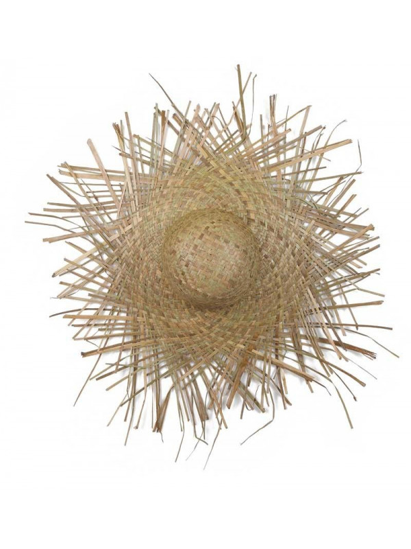 Sombrero de paja desfilorchado