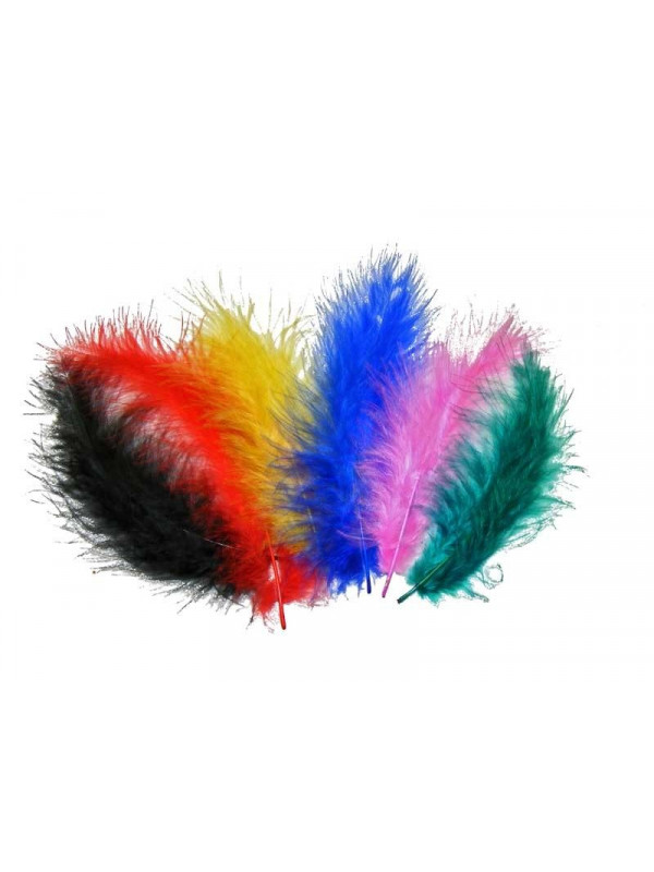 Plumas pavo 12-15cm