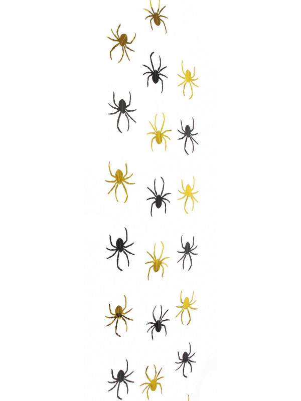 Tira arañas metalizadas