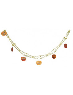 Guirnalda calabaza metalizadas