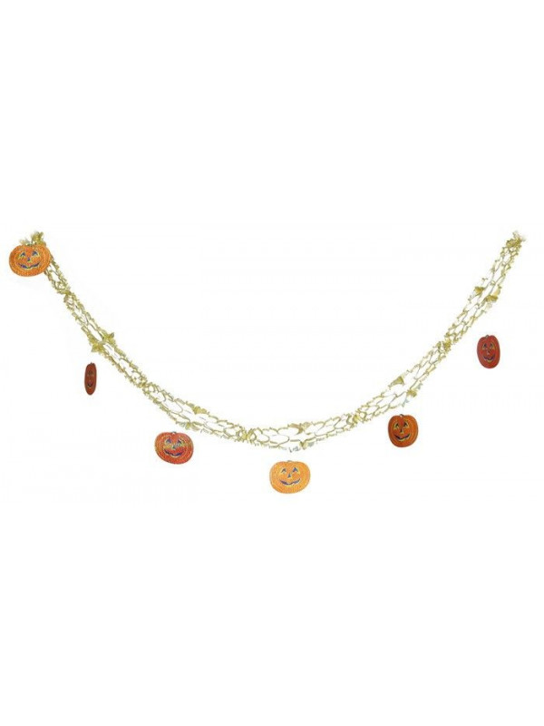 Guirnalda calabaza metalizadas