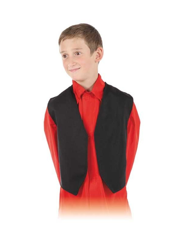 Chaleco negro niño