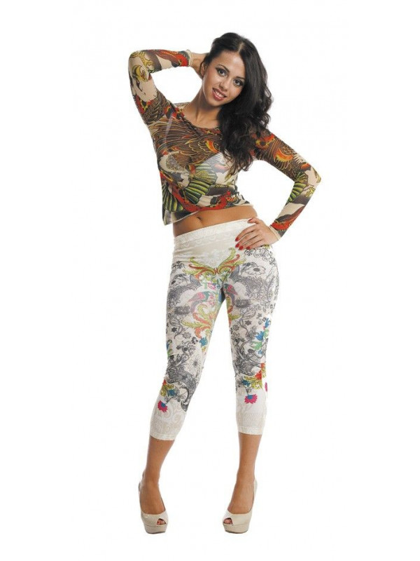 Mallas estampadas tatuaje unisex