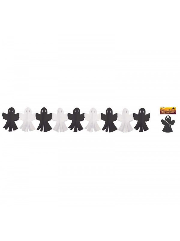 Guirnalda ghost blanco fantasma