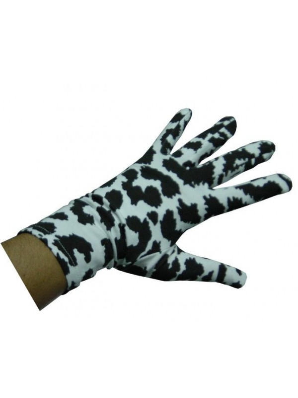 Guante estampado vaca