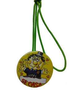 Chapa colgante para el novio