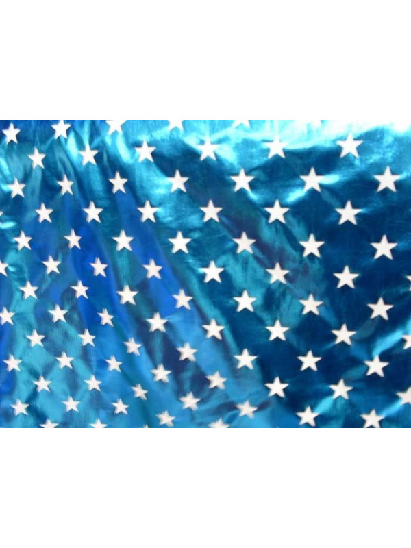 Tejido de licra con estrellitas