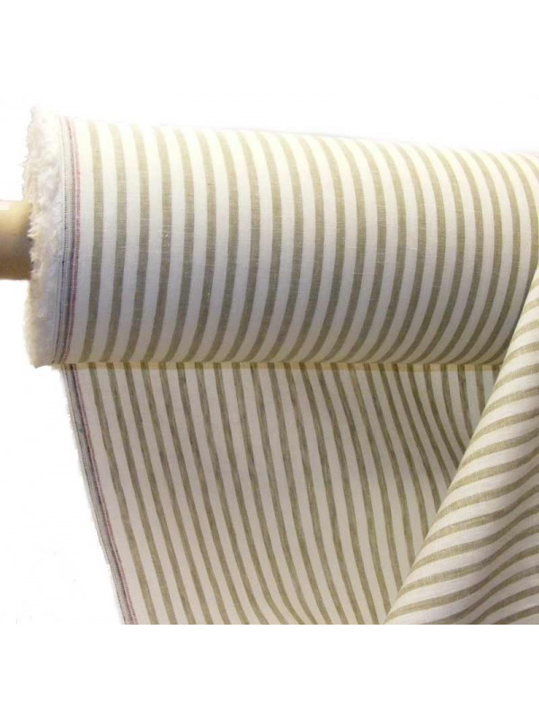 tejido de lino con rayas ana