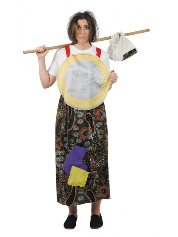 Disfraz de crisis mujer