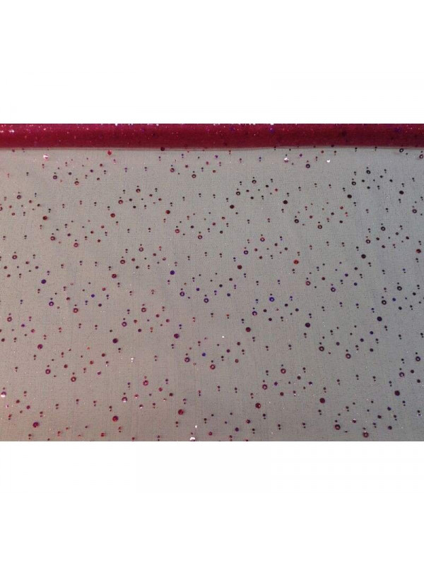 Tul cava con lentejuelas