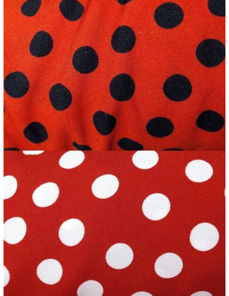 Tejido popelín con topo pequeño Mickey