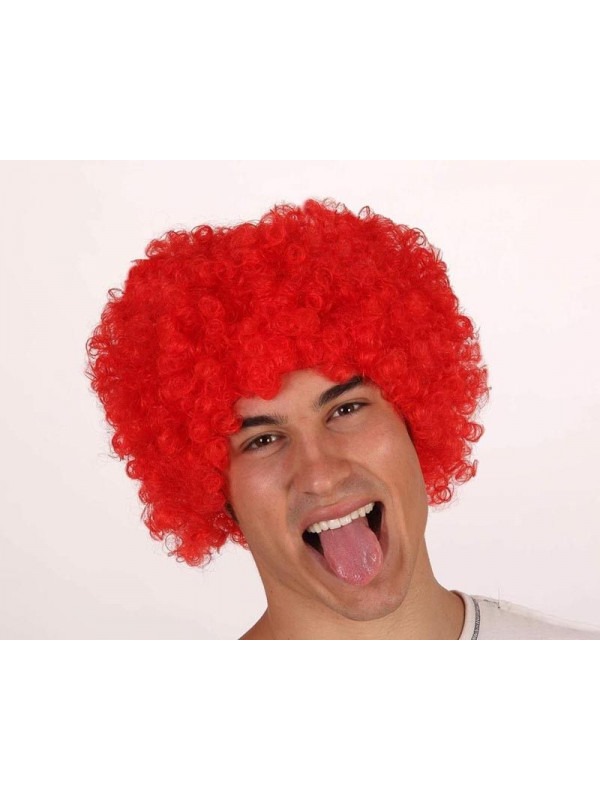 Peluca rizada payaso
