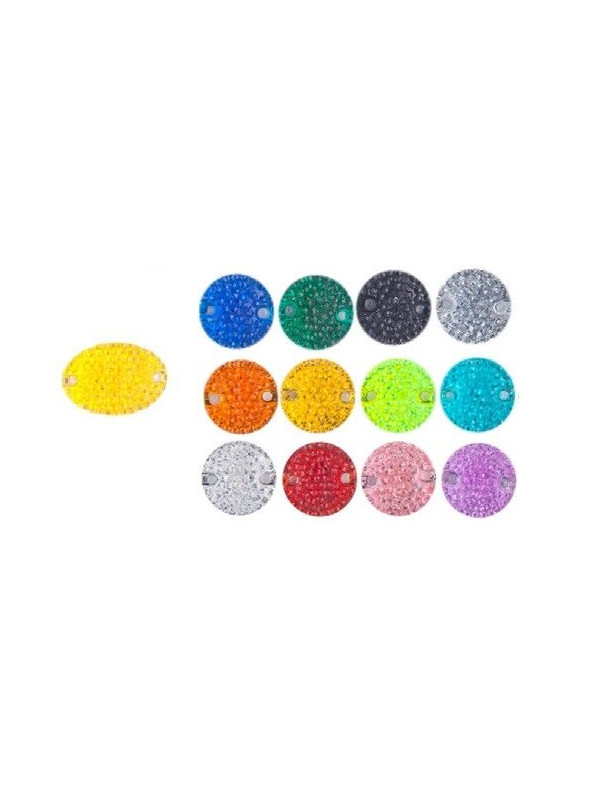 Piedra ovalada micropunto 11x16mm