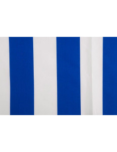 Tejido de bandera rayas blanco y azul