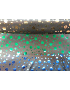 Tela de selene brillante con topos