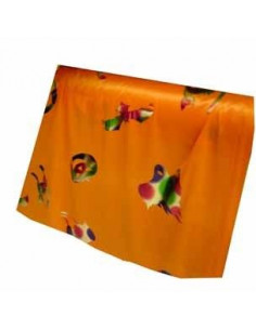 Tela de punto brillante estampado halloween