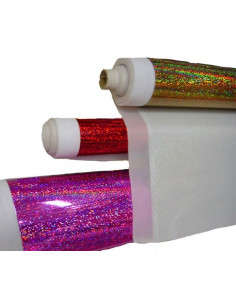 Tela plastificada destellos laser