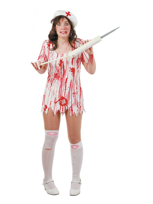 Disfraz de enfermera asesina mujer