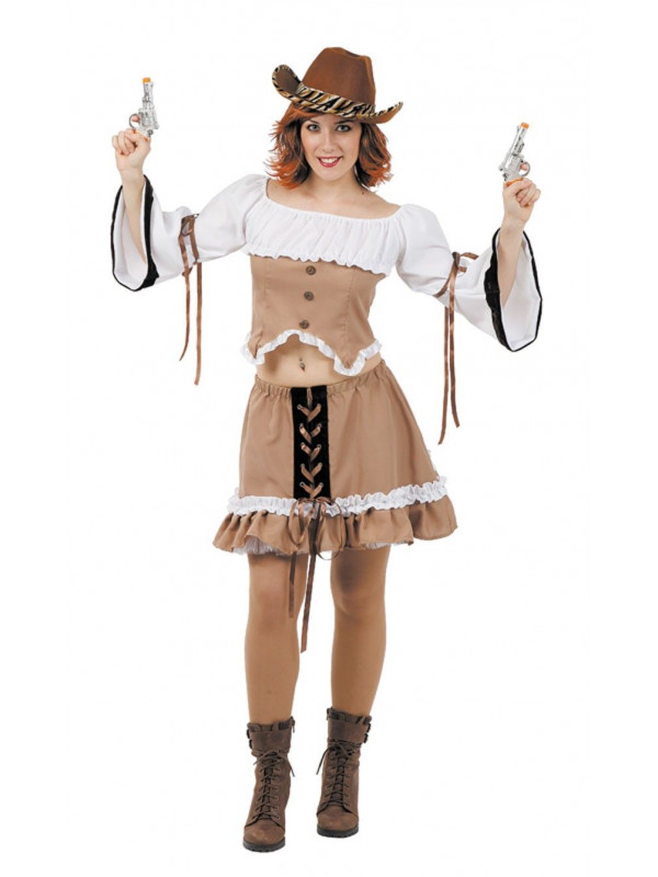 Disfraz de vaquera sexy mujer