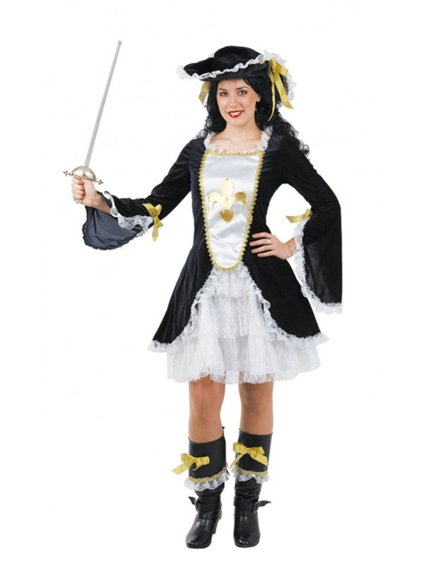 Disfraz de mosquetera sexy