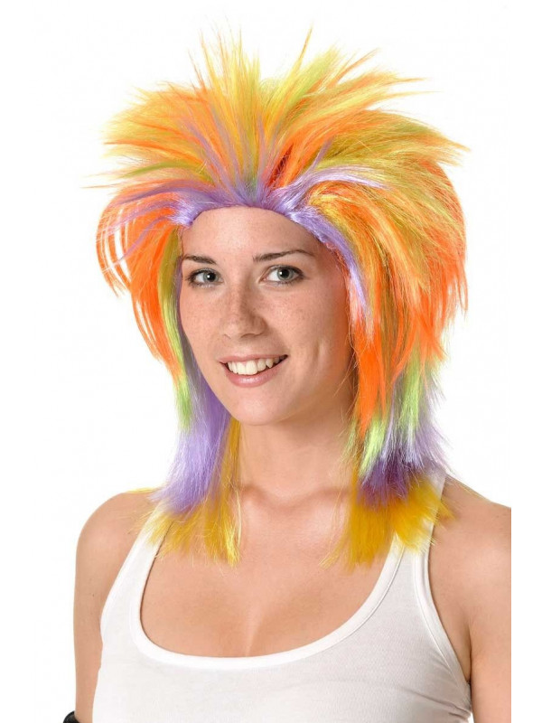 Peluca punky multicolor