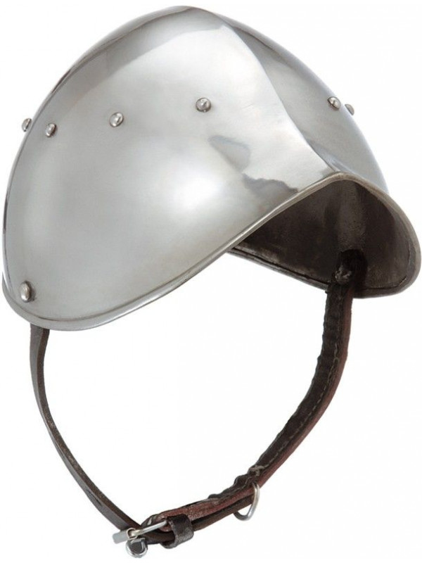 Yelmo medieval de metal