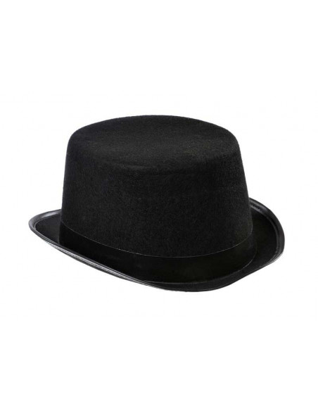 Chistera de fieltro negro
