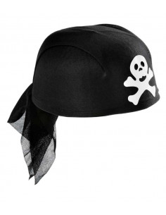 Casquete pirata con pañuelo