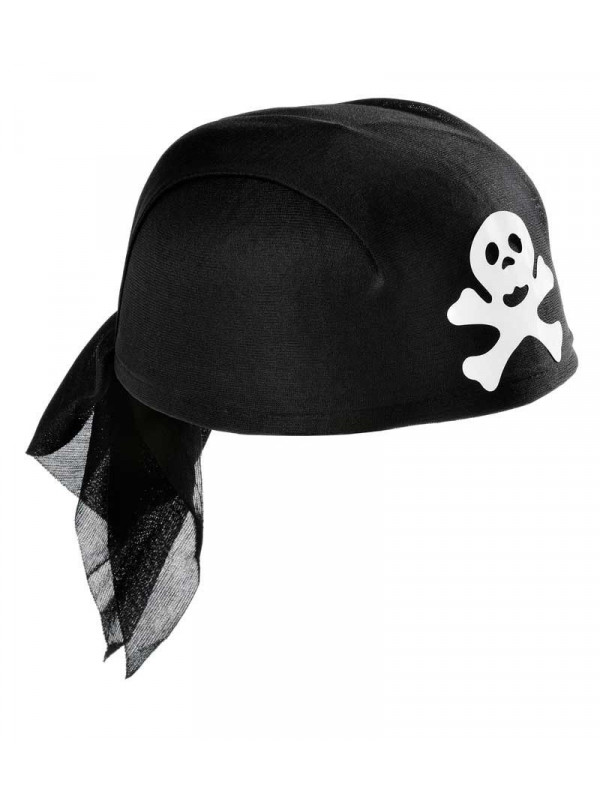 Casquete pirata con pañuelo