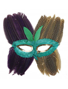 Antifaz de plumas