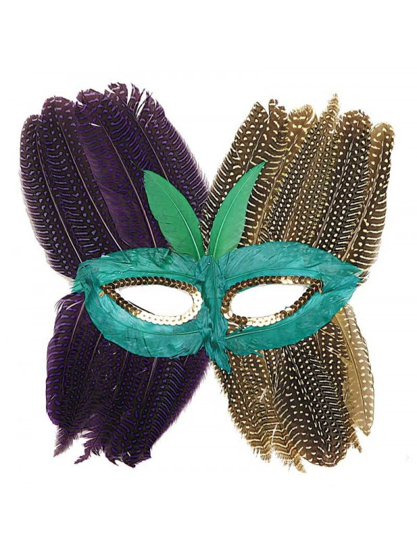 Antifaz de plumas
