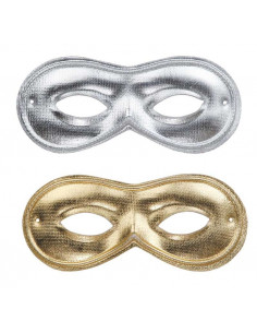 Antifaz metalizado caballero