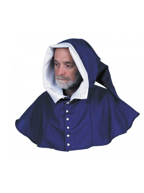 Capuchas medievales azul