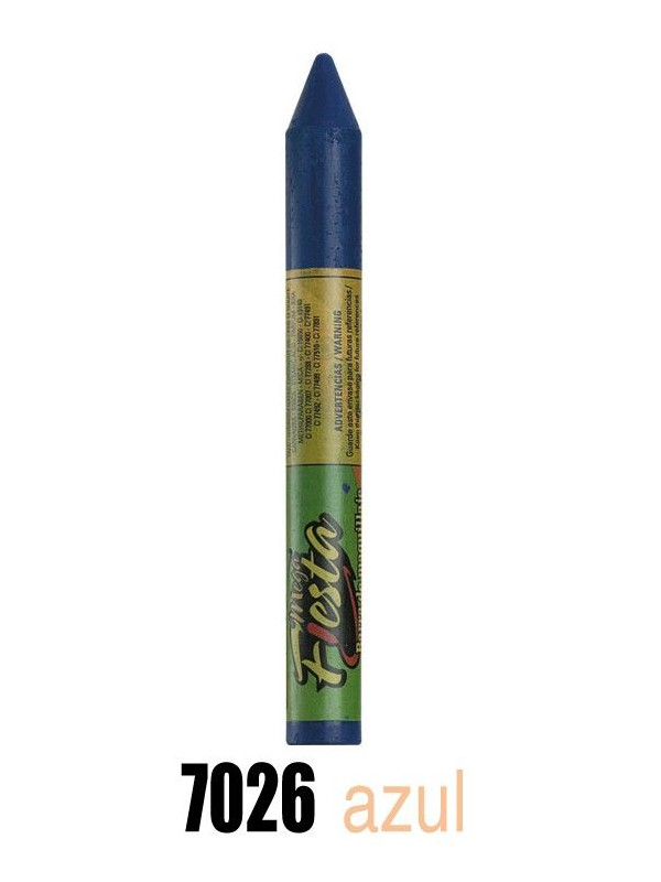 Barra maquillaje azul