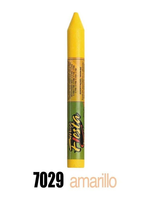 Barra maquillaje amarillo