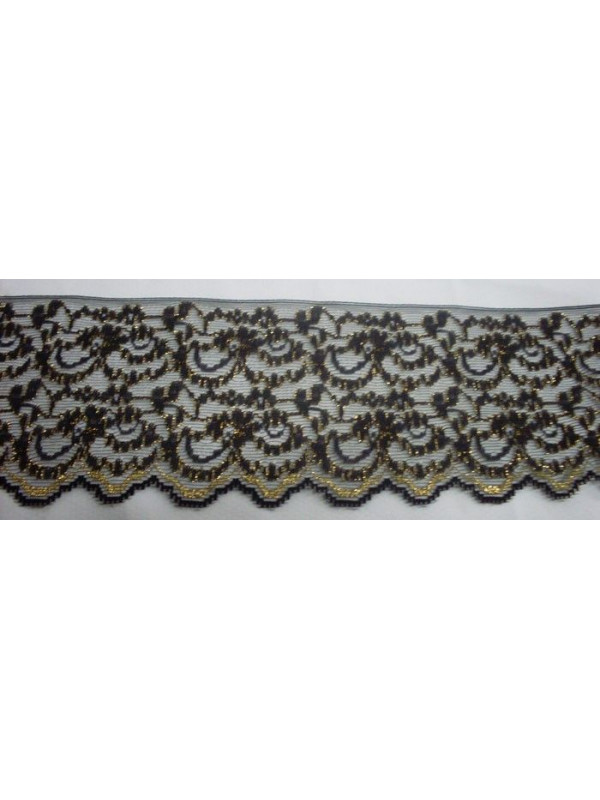 Puntilla ancha negra