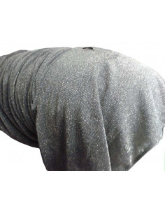 Tul elastico raya dorada