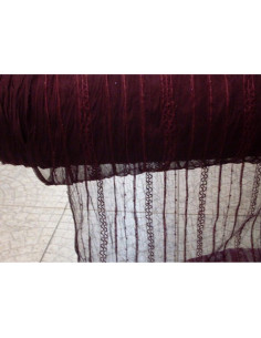 Tul bordado con lentejuelas