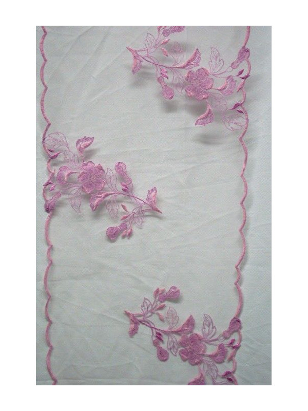 Blonda rosa con flores