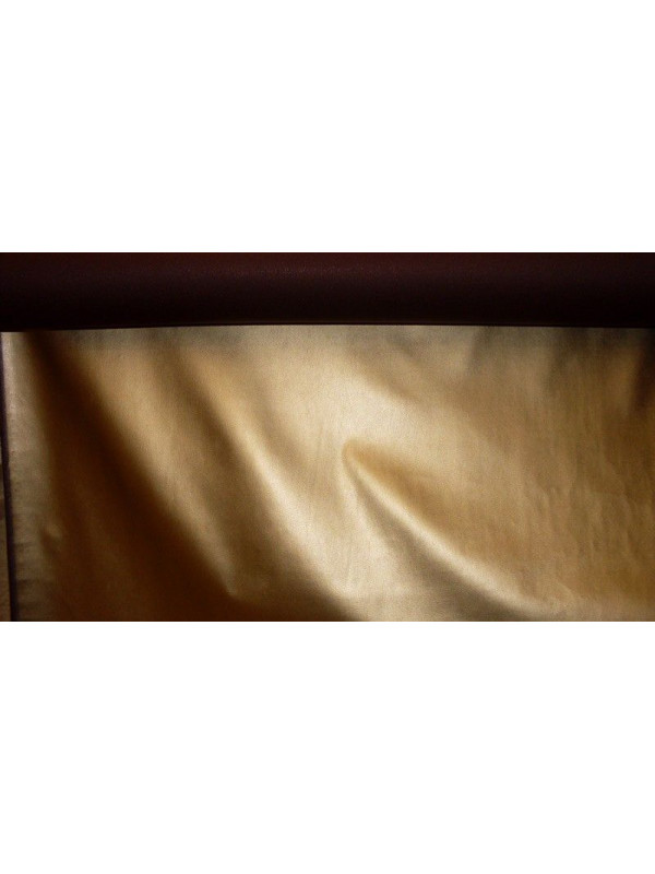 Tela de polipiel dorada