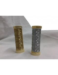 Hilo de coser Gutermann metalizado 100m