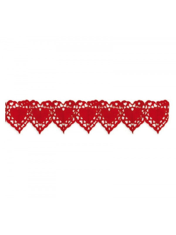 Guirnalda corazon troquelada