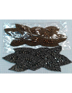 Aplique abalorios cristal