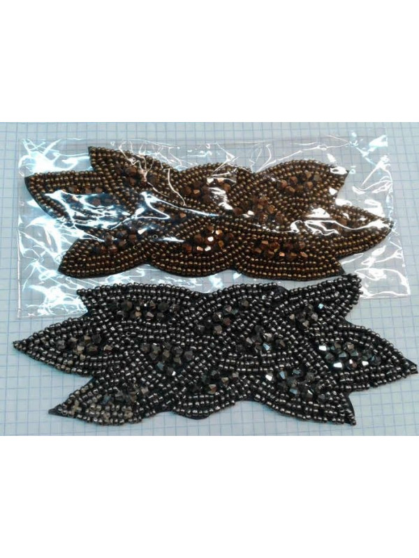 Aplique abalorios cristal