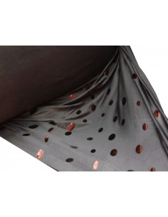 Tela de punto ovalos cobre