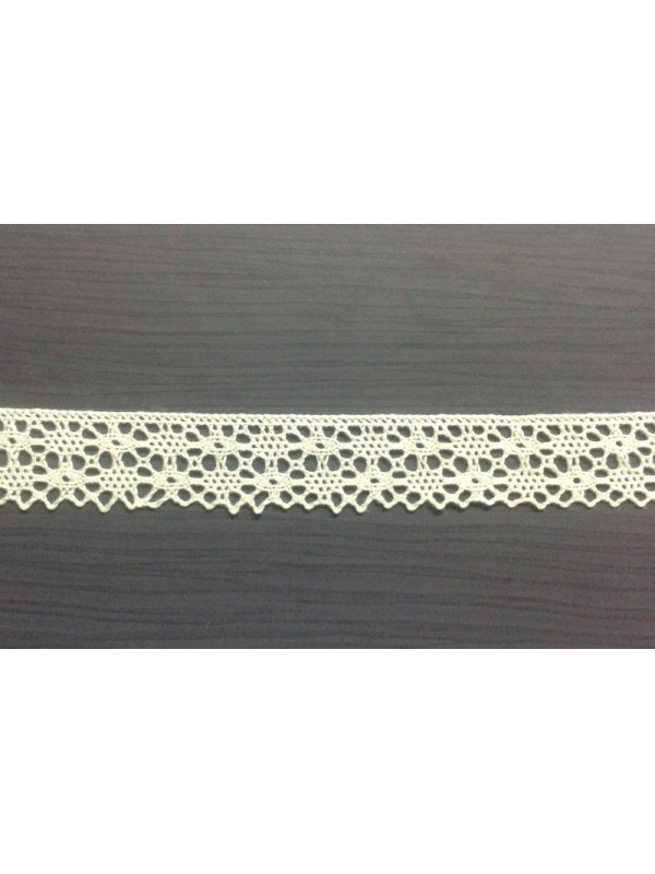 Terminacion bolillo algodon beig