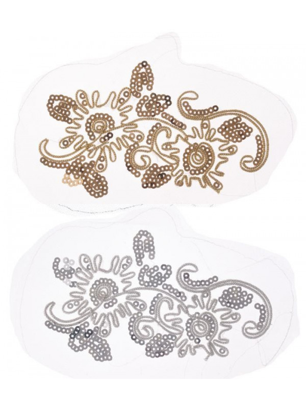 Aplique cordon lentejuela 47996